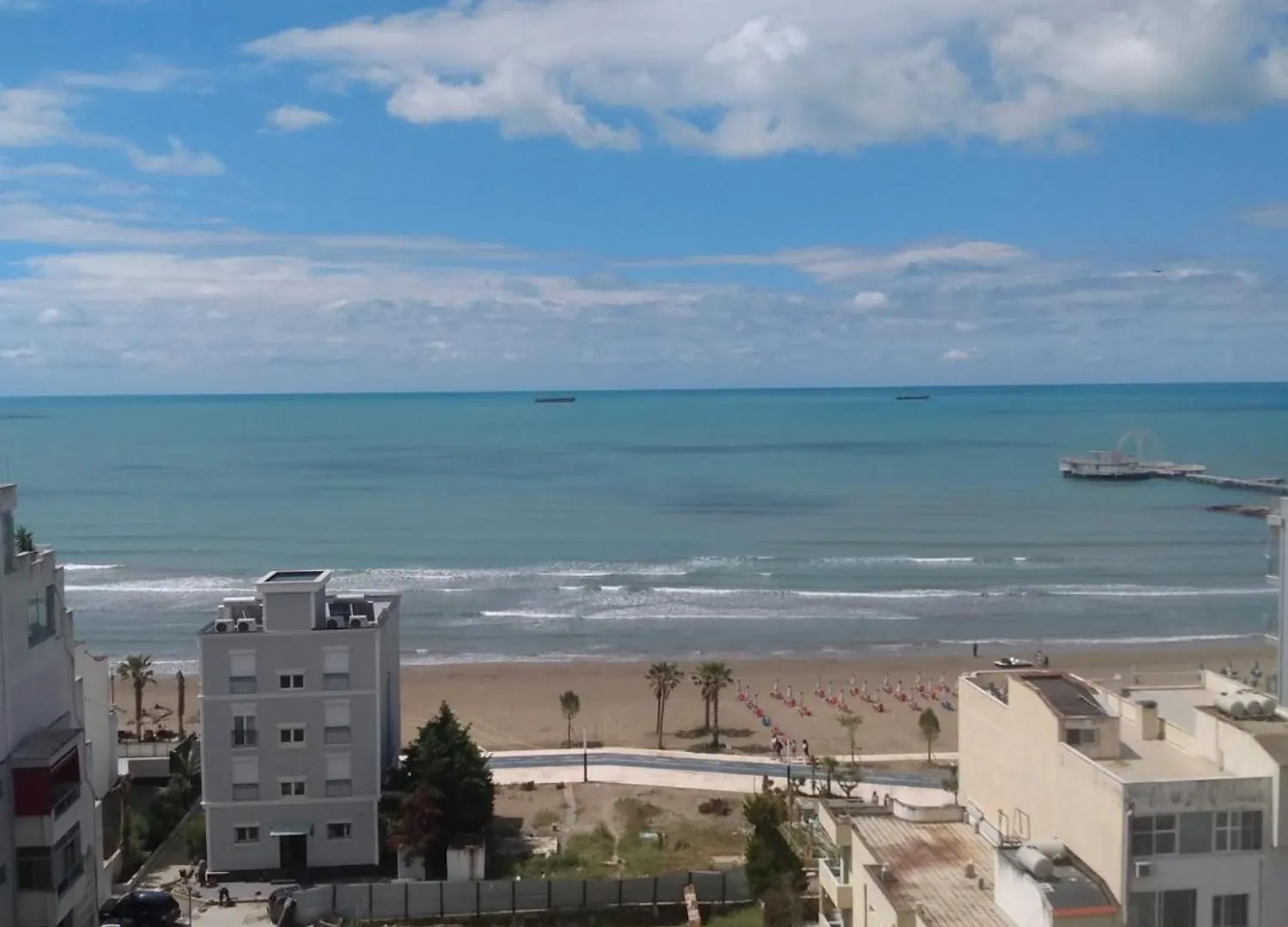 Seaview Apartment In Durres Beach, Albania -Elavator, Air-Condition, Internet Provided